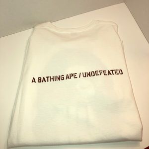 UNDEFEATED X BAPE TEE